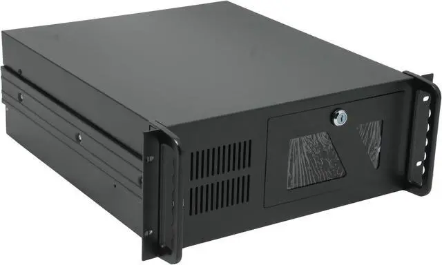 Main image of Athena Power RM-4U4038B40 Black Steel 4U Rackmount Server Case 400W 3 External 5.25" Drive Bays