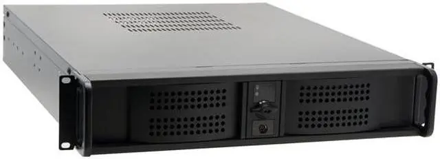 Main image of Athena Power RM-2U2015SV40 Black 2U Rackmount Server Case W/ P4ATX400W Dual Fan power supply 1 External 5.25" Drive Bays