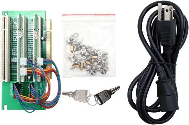 Alt view image 10 of 10 - Athena Power RM-2U2015SV40 Black 2U Rackmount Server Case W/ P4ATX400W Dual Fan power supply 1 External 5.25" Drive Bays