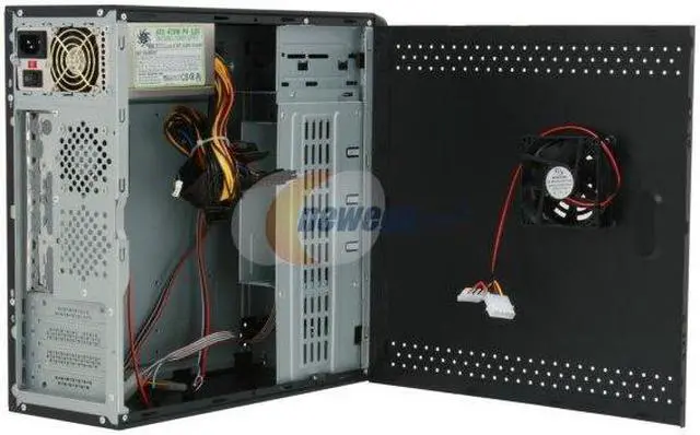 Alt view image 4 of 4 - Athena Power CA-1015CR47 Black / Red SECC Steel MicroATX Desktop / MicroATX Slim Computer Case Ver. 2.2 Micro ATX EPS-12V 470W Power Supply