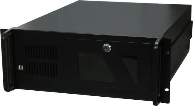 Main image of Athena Power RM-4U4038X70 Black 4U Rackmount Server Case With EPS-12V 700W Green PFC Dual Fan Power Supply 3 External 5.25" Drive Bays
