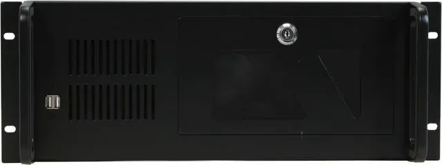 Alt view image 2 of 10 - Athena Power RM-4U4038X70 Black 4U Rackmount Server Case With EPS-12V 700W Green PFC Dual Fan Power Supply 3 External 5.25" Drive Bays