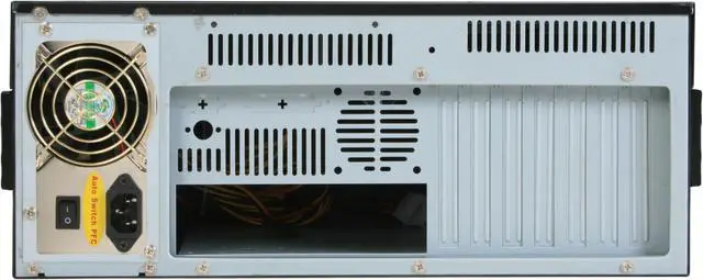 Alt view image 5 of 10 - Athena Power RM-4U4038X70 Black 4U Rackmount Server Case With EPS-12V 700W Green PFC Dual Fan Power Supply 3 External 5.25" Drive Bays