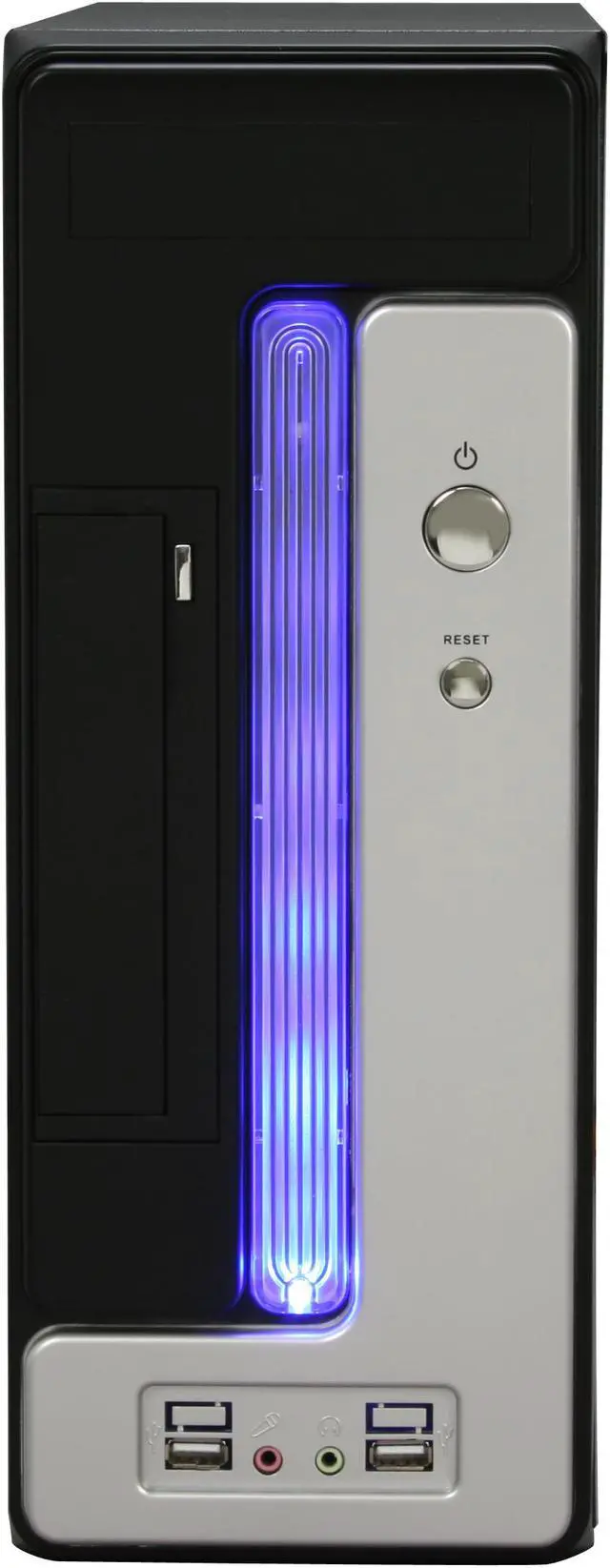 Alt view image 2 of 11 - Athena Power CA-1015IS25 Silver / Black MicroATX Desktop / MicroATX Slim Computer Case 250W Power Supply