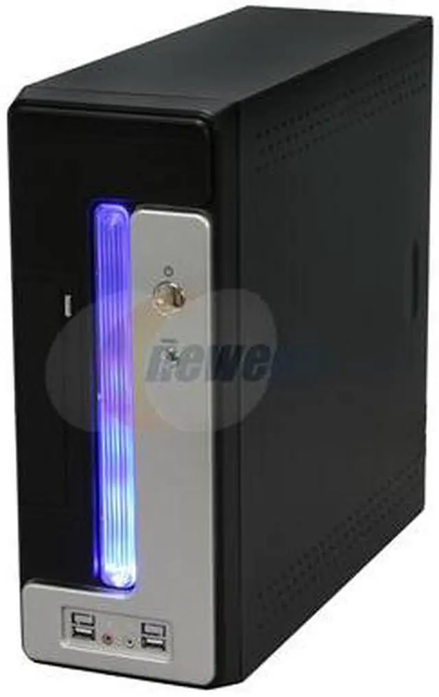 Alt view image 3 of 11 - Athena Power CA-1015IS25 Silver / Black MicroATX Desktop / MicroATX Slim Computer Case 250W Power Supply