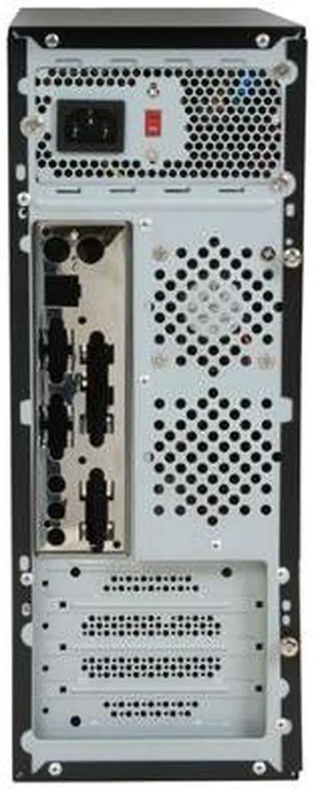 Alt view image 10 of 11 - Athena Power CA-1015CR30 Red / Black Steel MicroATX Desktop / MicroATX Slim Computer Case 300W Power Supply