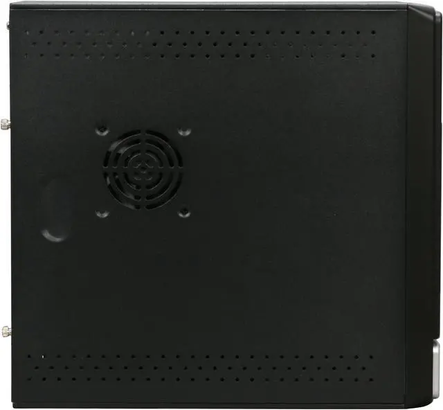 Alt view image 4 of 12 - Athena Power CA-1015IS40H21 Black / Silver SECC Steel MicroATX Desktop / MicroATX Slim Computer Case with 400W Power Supply and dual 2.5" SATA Hot Swap