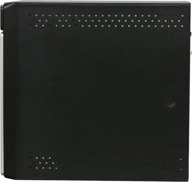 Alt view image 9 of 12 - Athena Power CA-1015IS40H21 Black / Silver SECC Steel MicroATX Desktop / MicroATX Slim Computer Case with 400W Power Supply and dual 2.5" SATA Hot Swap