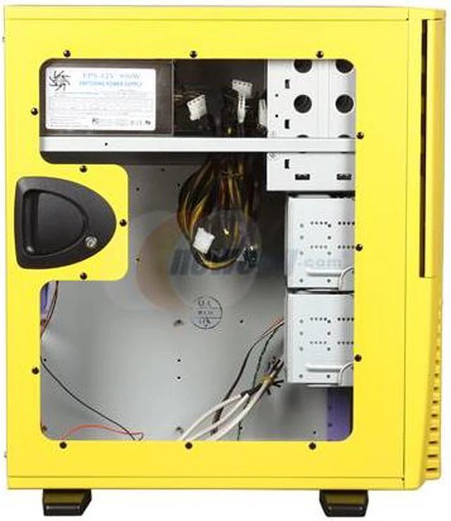 Athena Power CA-601YW95 Yellow SECC 1.0mm Steel ATX Full Tower Computer ...