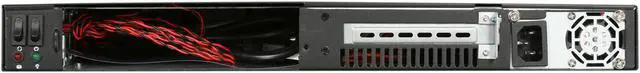Alt view image 4 of 7 - Athena Power RM-1U1004M30 Black 1.2mm Steel 1U Rackmount Compact Server Chassis with 300W 80 PLUS Bronze Certified Flex Power Supply