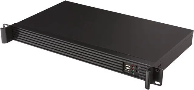 Main image of Athena Power RM-1U102ITX40 Black 1.2mm Steel 1U Rackmount Server Case 400W 80PLUS Bronze - OEM