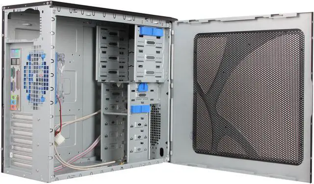 Alt view image 5 of 9 - Athena Power CA-GSB01DA Black 0.8mm SECC Steel ATX Mid Tower Computer Case - OEM