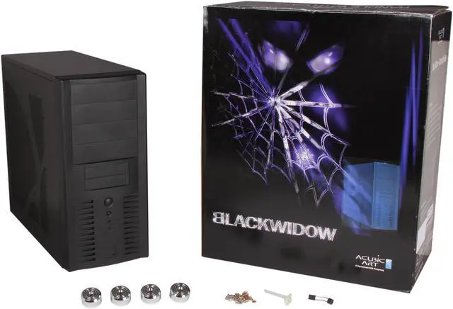 Alt view image 9 of 9 - Athena Power CA-GSB01DA Black 0.8mm SECC Steel ATX Mid Tower Computer Case - OEM