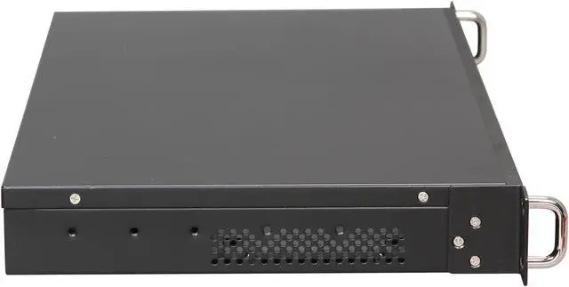 Alt view image 3 of 7 - Athena Power RM-1U100D308 Black Aluminum/Steel 1U Rackmount Server Case 300W FlexATX 80PLUS Bronze 1 External 5.25" Drive Bay Compact Size 9.84" in depth - OEM