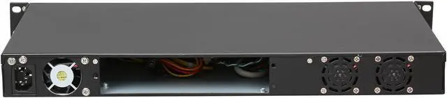 Alt view image 4 of 7 - Athena Power RM-1U100D308 Black Aluminum/Steel 1U Rackmount Server Case 300W FlexATX 80PLUS Bronze 1 External 5.25" Drive Bay Compact Size 9.84" in depth - OEM