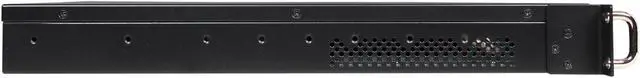 Alt view image 3 of 7 - Athena Power RM-1U100DM408 Black Aluminum Front Panel and 1.2mm Steel 1U Rackmount Server Case 400W Flex ATX 80PLUS Bronze 1 External 5.25" Drive Bays