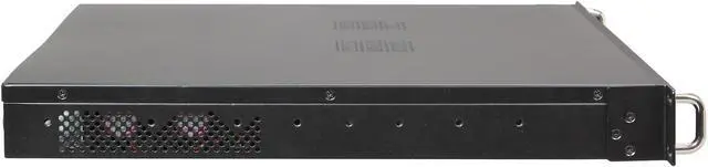 Alt view image 4 of 8 - Athena Power RM-1U100DD308 Black Aluminum Front Panel and 1.2mm Steel 1U Rackmount Server Case 300W FLEX ATX, 80PLUS Bronze
