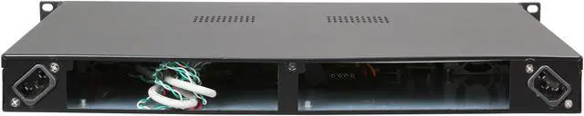 Alt view image 5 of 8 - Athena Power RM-1U100DD308 Black Aluminum Front Panel and 1.2mm Steel 1U Rackmount Server Case 300W FLEX ATX, 80PLUS Bronze