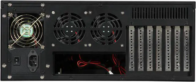 Alt view image 4 of 7 - Athena Power RM-DD4U48E808 Black 1.2mm Steel 4U Rackmount Server Case 800W 80 PLUS Bronze 8 External 5.25" Drive Bays