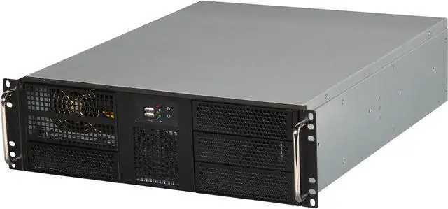 Main image of Athena Power RM-3U3046X708 3U Black Rackmount EATX Chassis 4 x 5.25" Drive Bays 700W 80 PLUS BRONZE
