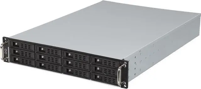 Main image of Athena Power RM-2U2123HE Black 1.0mm SGCC 2U Rackmount Server Chassis 2U Single Micro 2U Redundant (WxHxD: 2.99" x 3.3" x 9.84")