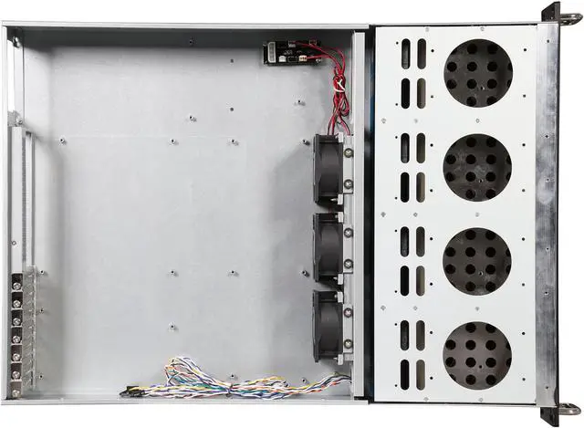 Alt view image 6 of 7 - Athena Power RM-2U2123HE Black 1.0mm SGCC 2U Rackmount Server Chassis 2U Single Micro 2U Redundant (WxHxD: 2.99" x 3.3" x 9.84")