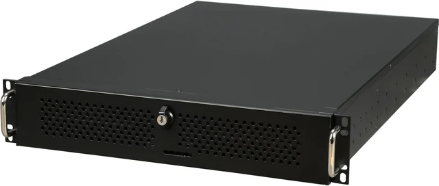 Main image of Athena Power RM-2U2164RR60U2 Black 1.2mm SECC 2U Rackmount Server Case 2U 600W Micro redundant power supply 2 External 5.25" Drive Bays - OEM