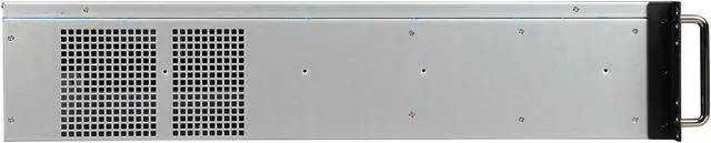 Alt view image 3 of 7 - Athena Power RM-3U316480U3 Silver/Black 1.2mm SGCC 3U Rackmount Server Case 3U 800W IPC Power supply 6 External 5.25" Drive Bays