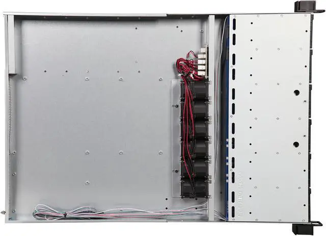 Alt view image 7 of 7 - Athena Power RM-1U1122HE12 12Gb/s 1U Hot-Swap 12-Bay E-ATX Rackmount Server Chassis w/ 12Gbps Mini-SAS Backplane Supports 12 x 2.5" SAS / SATA SSD / HDD - Support 2.5" Enterprise HDD (H=15mm)
