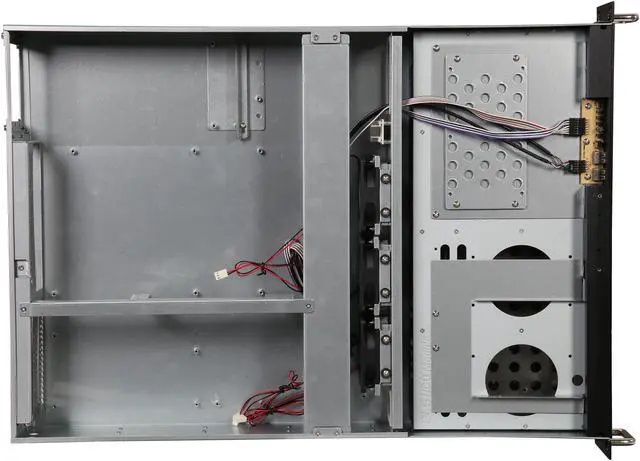 Alt view image 6 of 7 - Athena Power RM-2U2083HE12 12Gb/s 2U Hot-Swap 8-Bay E-ATX Rackmount Server Chassis w/ 12 Gbps Mini-SAS Backplane Supports 8 x 3.5" or 2.5" SAS / SATA SSD / HDD - Support E-ATX (12" x 13") M/B - Extern - OEM