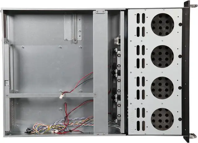 Alt view image 6 of 7 - Athena Power RM-2U2123HE12 12Gb/s 2U Hot-Swap 12-Bay E-ATX Rackmount Server Chassis w/ 12 Gbps Mini-SAS Backplane Supports 12 x 3.5" or 2.5" SAS / SATA SSD / HDD - Support E-ATX (12" x 13") M/B - Supp - OEM