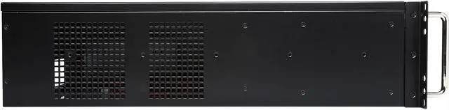 Alt view image 4 of 7 - Athena Power RM-3UWIN525 Black 1.2mm SECC 3U Rackmount Server Case PS2 Single (Front) PS3 Single (Front) 4 External 5.25" Drive Bays - OEM