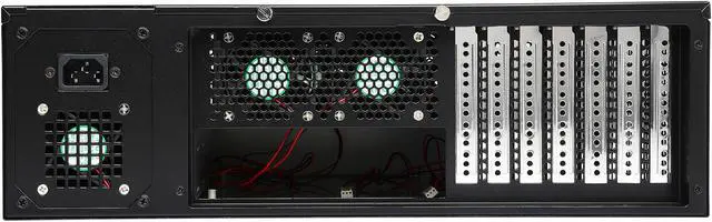 Alt view image 5 of 7 - Athena Power RM-3UWIN525 Black 1.2mm SECC 3U Rackmount Server Case PS2 Single (Front) PS3 Single (Front) 4 External 5.25" Drive Bays - OEM