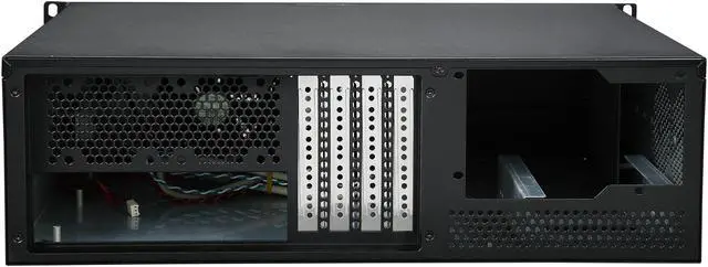 Alt view image 4 of 7 - Athena Power RM-3UC338 Black 1.0mm SECC 3U Rackmount Server Case PS3 Single (Front)