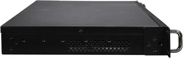 Alt view image 4 of 7 - Athena Power RM-1UC138 Black 1.0mm SECC 1U Rackmount Server Case FlexATX Single (not included) 1 External 5.25" Drive Bays