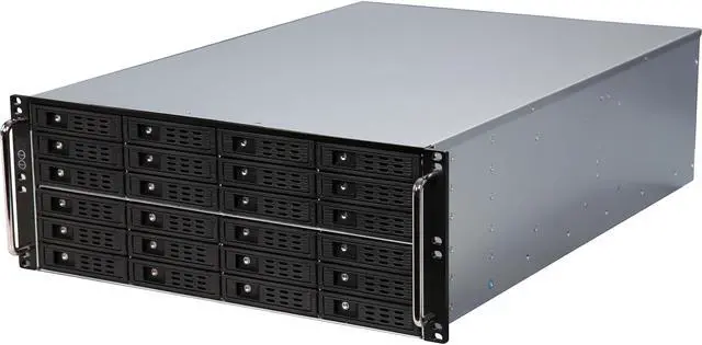 Main image of Athena Power RM-4UG4243HE12 Black SGCC (T=1.2mm) 4U Rackmount Server Case
