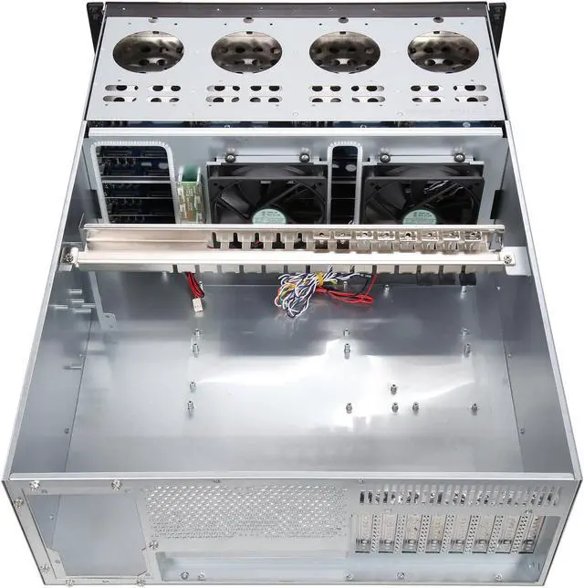 Alt view image 5 of 7 - Athena Power RM-4UG4243HE12 Black SGCC (T=1.2mm) 4U Rackmount Server Case