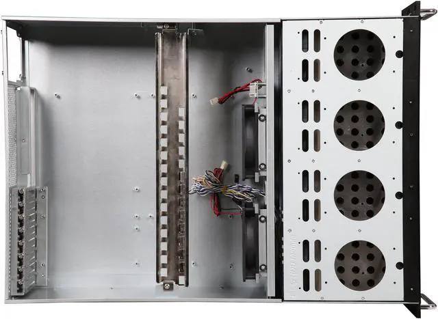 Alt view image 6 of 7 - Athena Power RM-4UG4243HE12 Black SGCC (T=1.2mm) 4U Rackmount Server Case