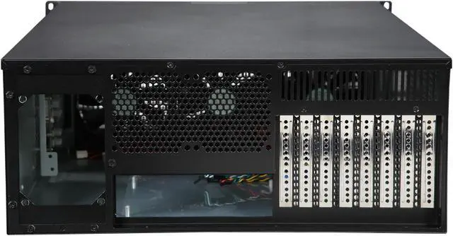 Alt view image 4 of 7 - Athena Power RM-4U8G1043 Black SGCC (T = 1.2mm) 4U Rackmount Server Case - OEM