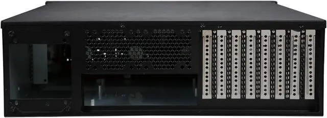 Alt view image 3 of 6 - Athena Power RM-3U8G1043 Black SGCC (T=1.2mm) 3U Rackmount Server Case