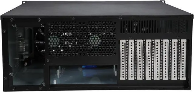 Alt view image 5 of 7 - Athena Power RM-4U8G525 Black SGCC (T=1.2mm) 4U Rackmount Server Case 2 External 5.25" Drive Bays
