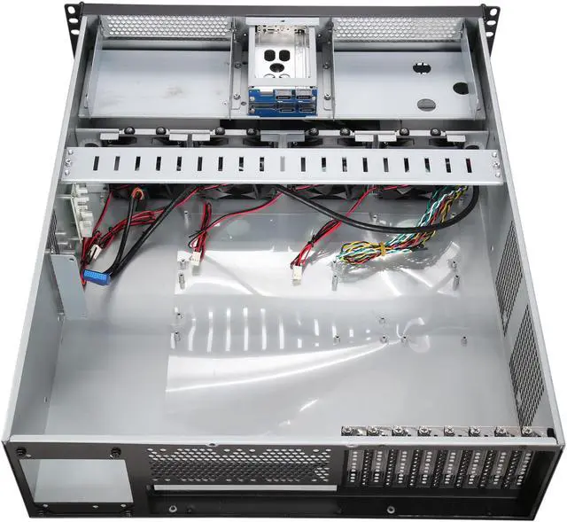 Alt view image 5 of 7 - Athena Power RM-3U8G525 Black SGCC (T=1.2mm) 3U Rackmount Server Case Athena Power 2U Micro Redundant (550W~800W)
Athena Power 3U Single IPC (600W~800W)
Athena Power 2U Single IPC (350W~800W) 2 External 5.25" Drive Bays