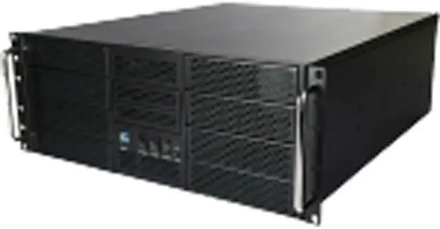 Main image of Athena Power RM-4UWIN5258G 4U Desktop IPC GPU Chassis, 8 Slot, 8x 5.25" Bay, 2x USB 3.0 Ports 8 External 5.25" Drive Bays