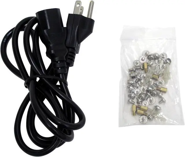 Alt view image 9 of 10 - ASYS 8654BW Black Steel ATX Mid Tower Computer Case 450W Power Supply