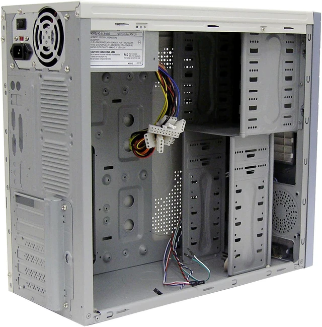 ASYS 180 Blue/Silver Computer Case - Newegg.com