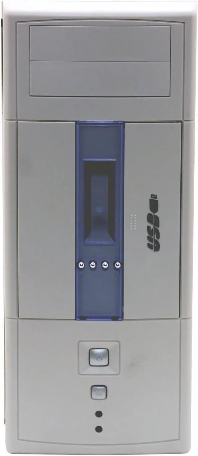 Alt view image 2 of 11 - ASYS 011-MJA Beige All metal construction (SGCC) Micro ATX Desktop Computer Case 250W ATX12V Power Supply