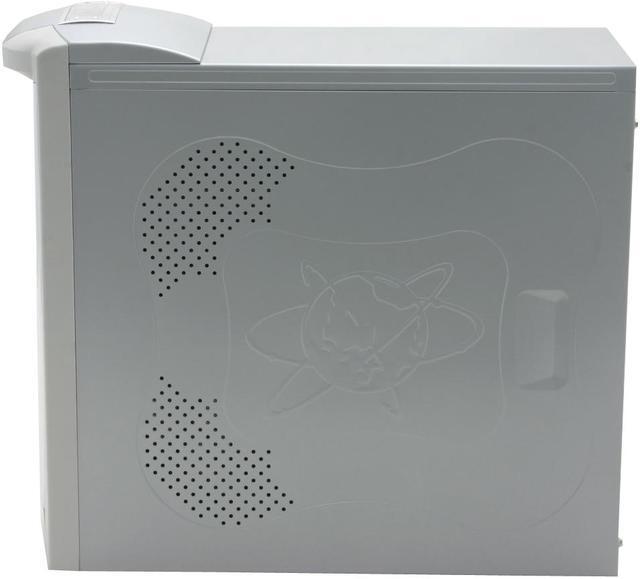 Alt view image 4 of 9 - ASYS N7650 Beige/Silver Steel ATX Mid Tower Computer Case 350W Power Supply