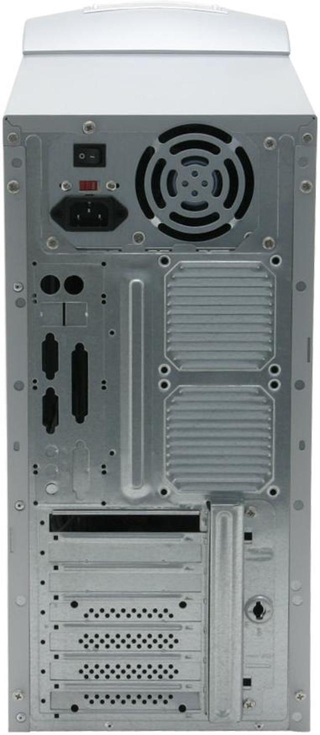 Alt view image 6 of 9 - ASYS N7650 Beige/Silver Steel ATX Mid Tower Computer Case 350W Power Supply