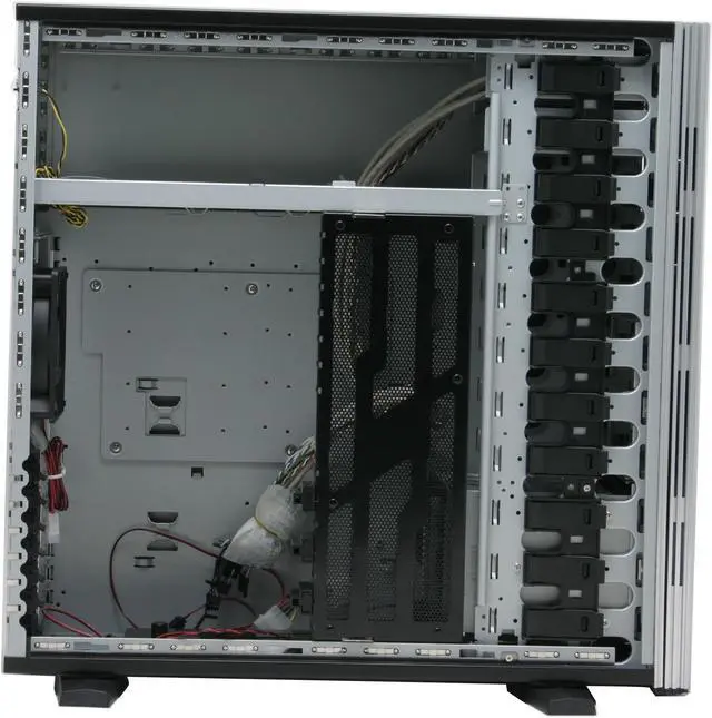 Alt view image 9 of 15 - ASYS CK-1022-5 Black/ Silver 1.0 mm SECC Chassis, Plastic Front Panel ATX Full Tower Computer Case