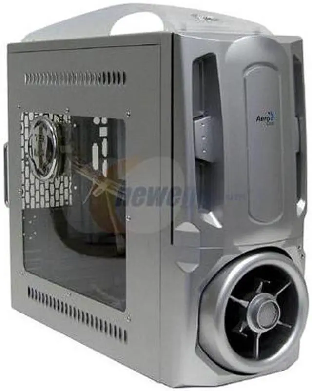 Alt view image 2 of 10 - AeroCool JETMASTER JR SS Silver SECC Steel ATX Mid Tower Computer Case